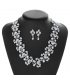 SET701 - Elegant Floral Bridal Necklace Set SET701 - Elegant Floral Bridal Necklace Set